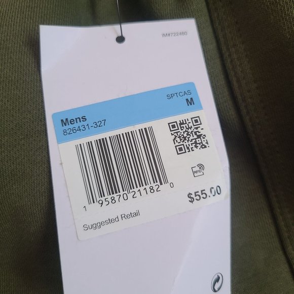 Nike Club Fleece Tapered Leg Sweatpants 826431-327 Size M Green - Picture 4 of 6